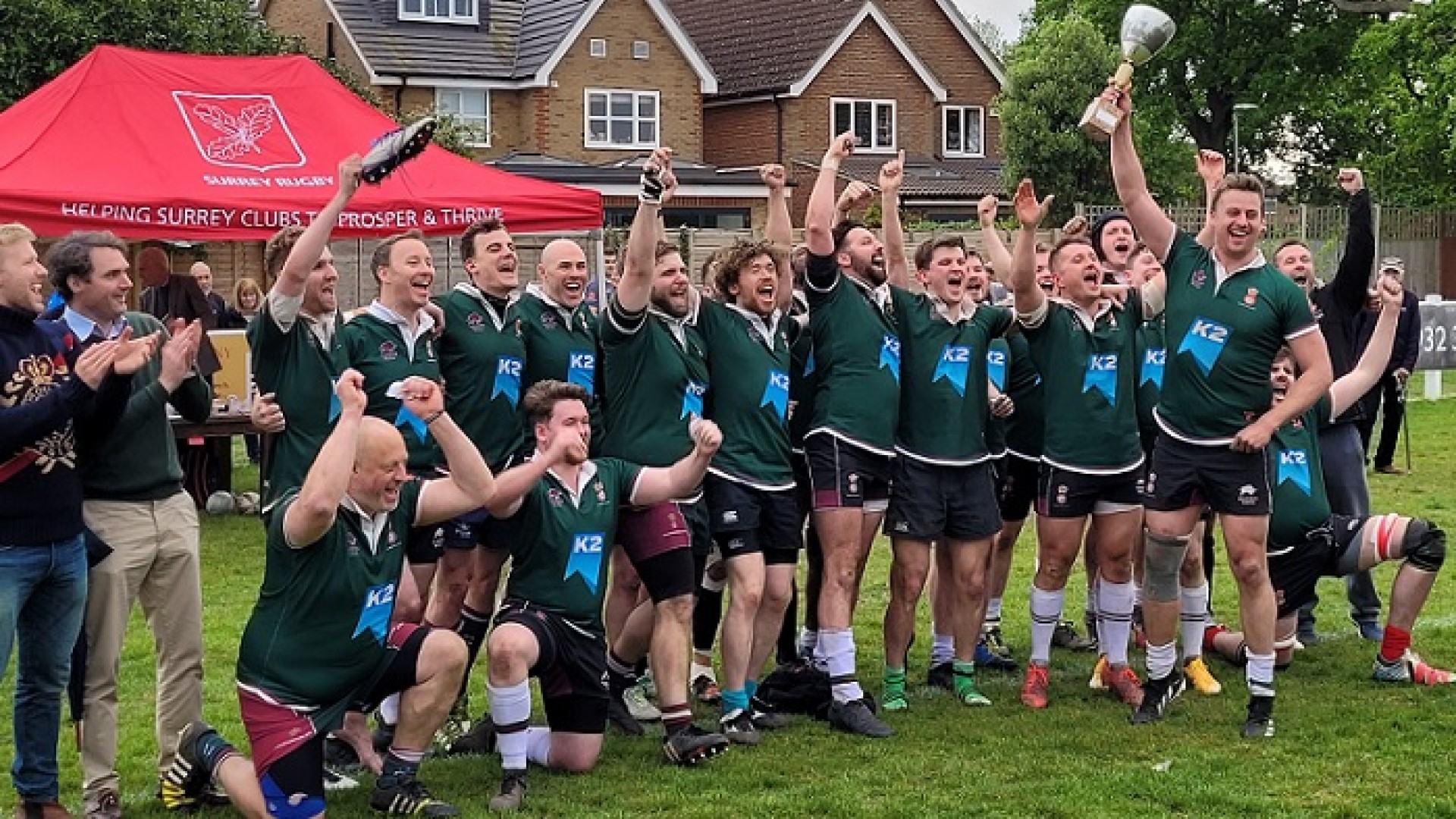 Image of Guildfordians RFC (GRFC) Men's Rugby team located on Stoke Park Guildford - Teamwork